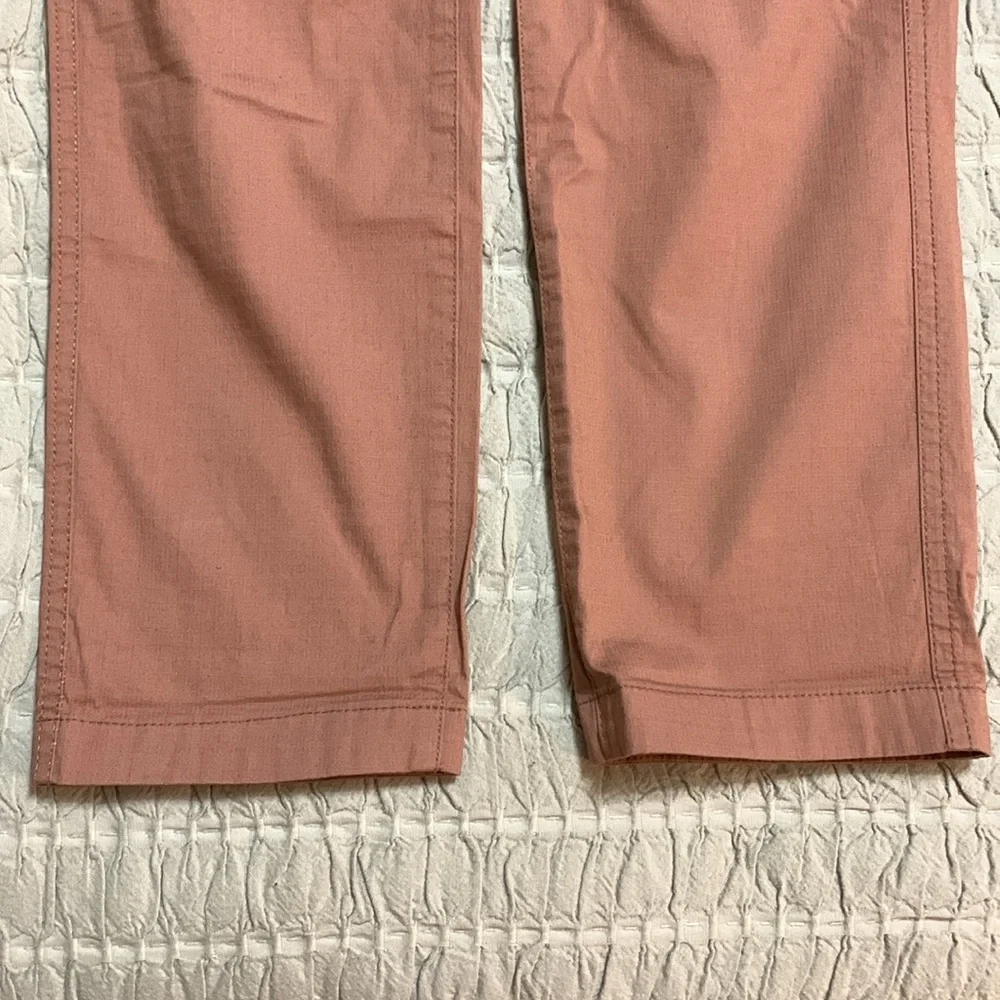Vuori Women’s Ripstop Mauve Elastic Waist Drawstring Cotton Five-Pocket Pants XS